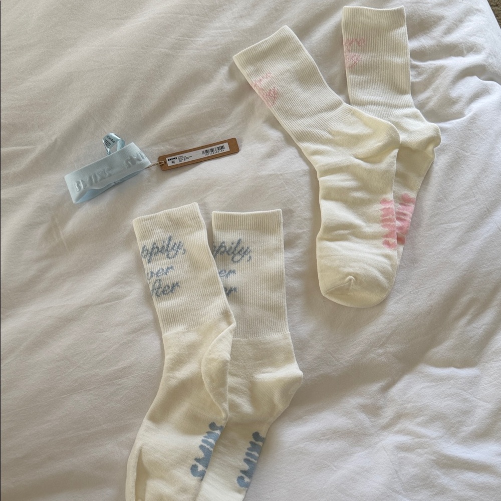 Skims bridal Cream Socks Set